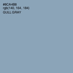 #8CA4B8 - Gull Gray Color Image